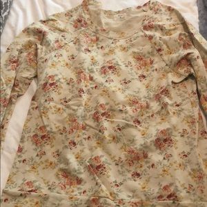 Urban outfitters floral sweatshirt